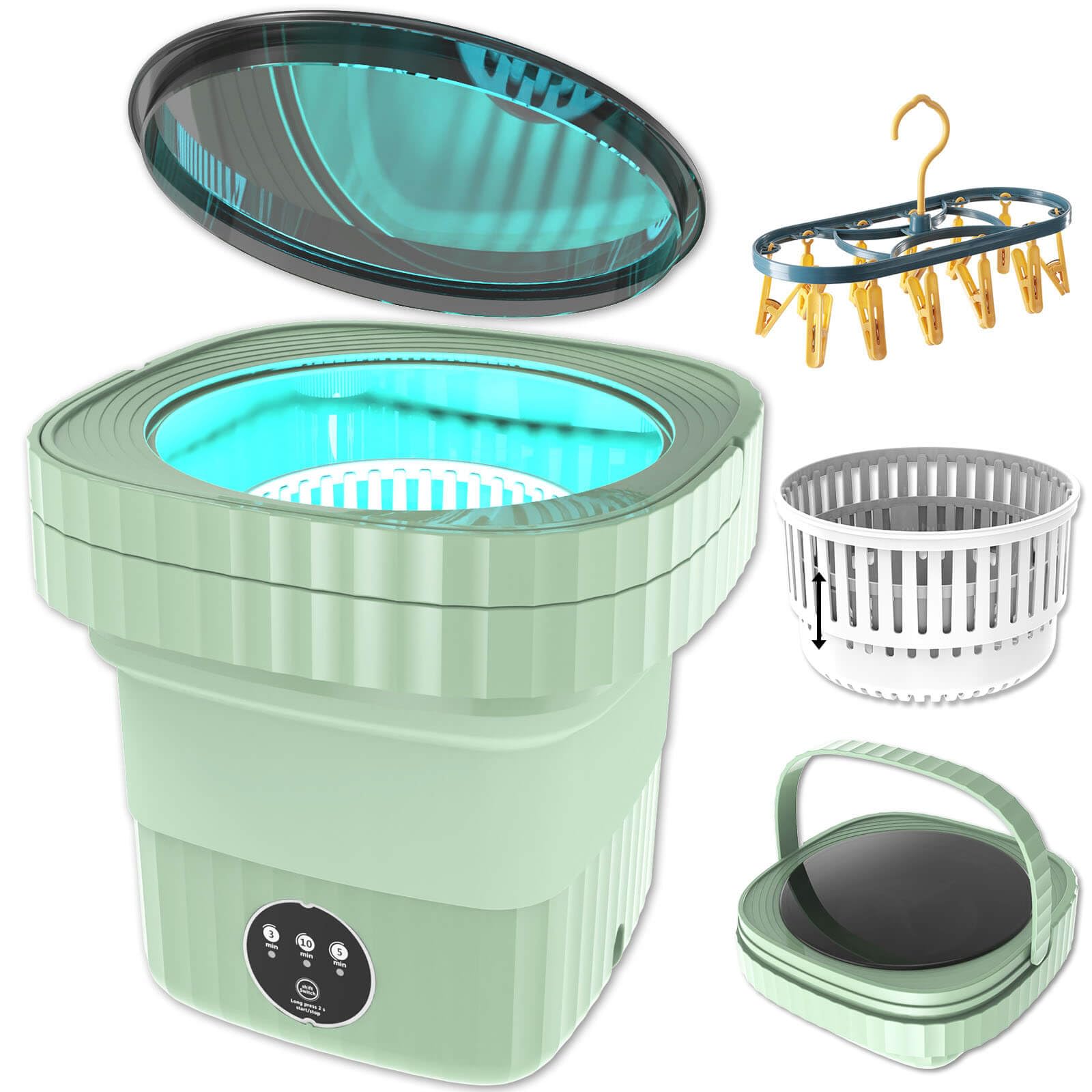 foldable washing machine