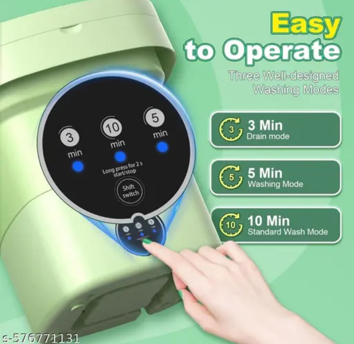 foldable washing machine