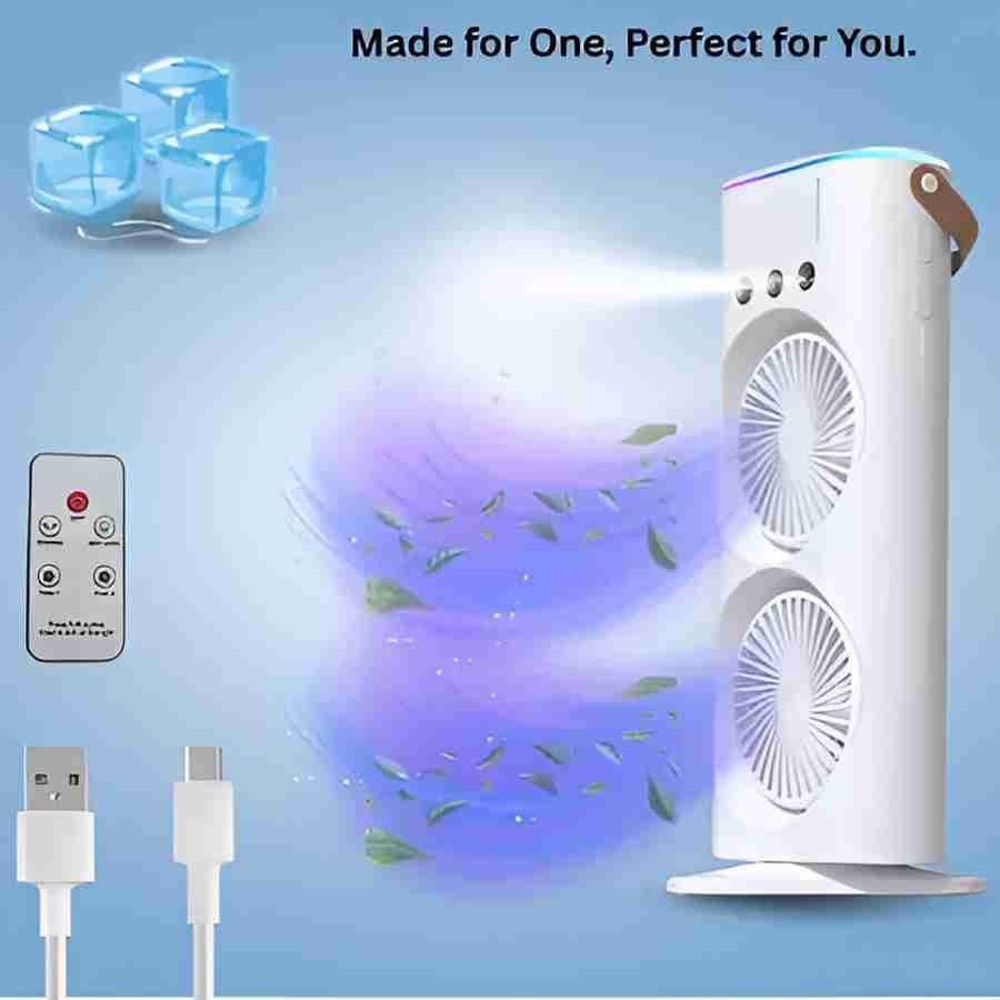 Portable Doul Fan Rechargeable cooler